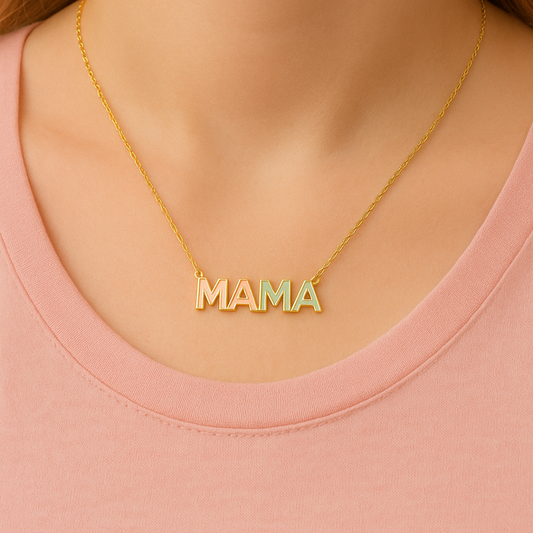 Colgante Colores Pastel "MAMA"